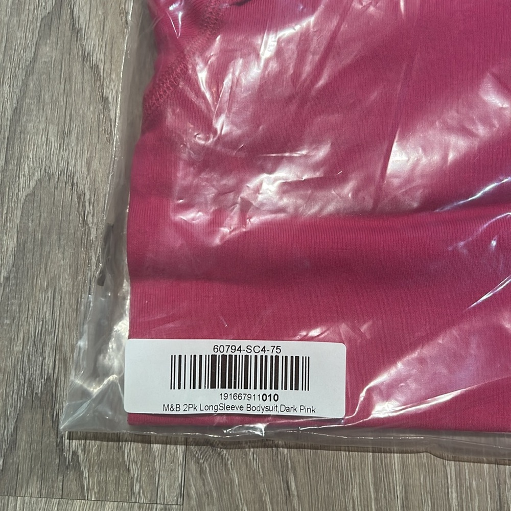 NWT Hanna Andersson 2 Pack Organic Cotton One Pieces Shirts Pink Ladybug… - Picture 3 of 4